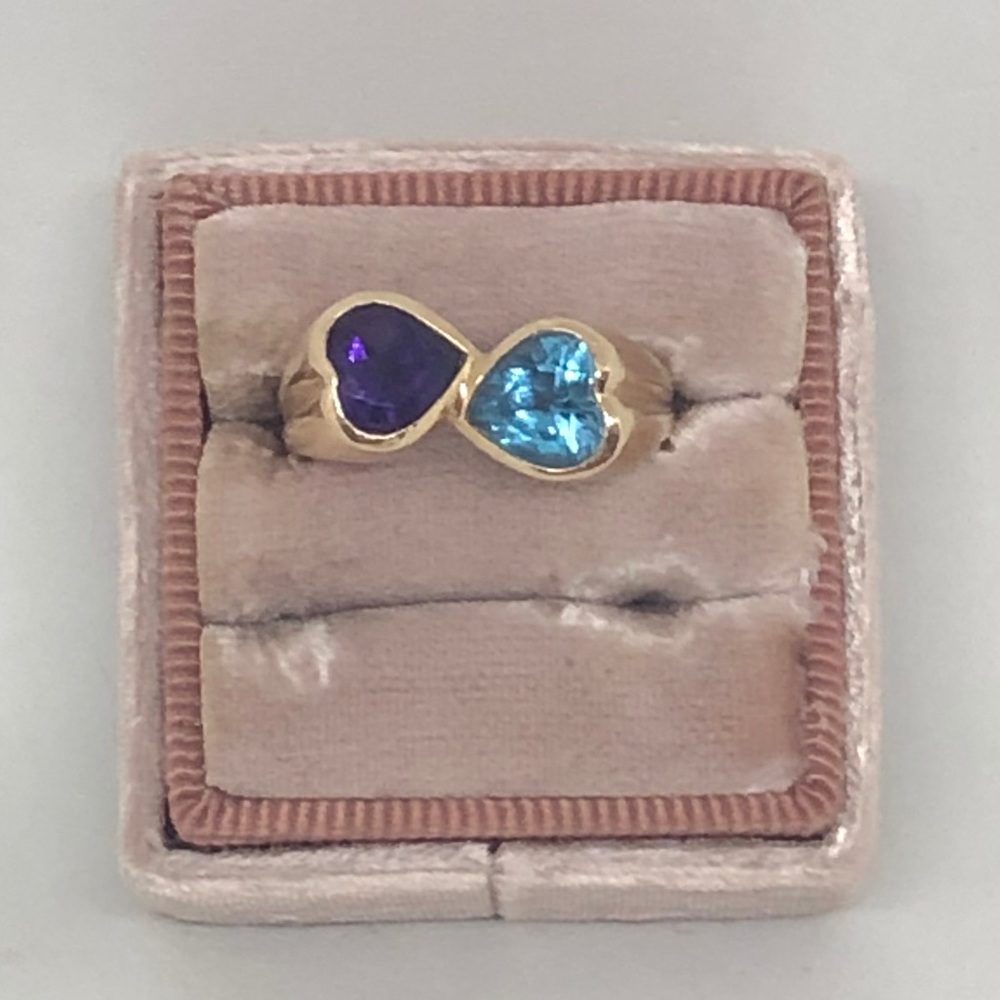 NFS 💜🩵 Heart Ring